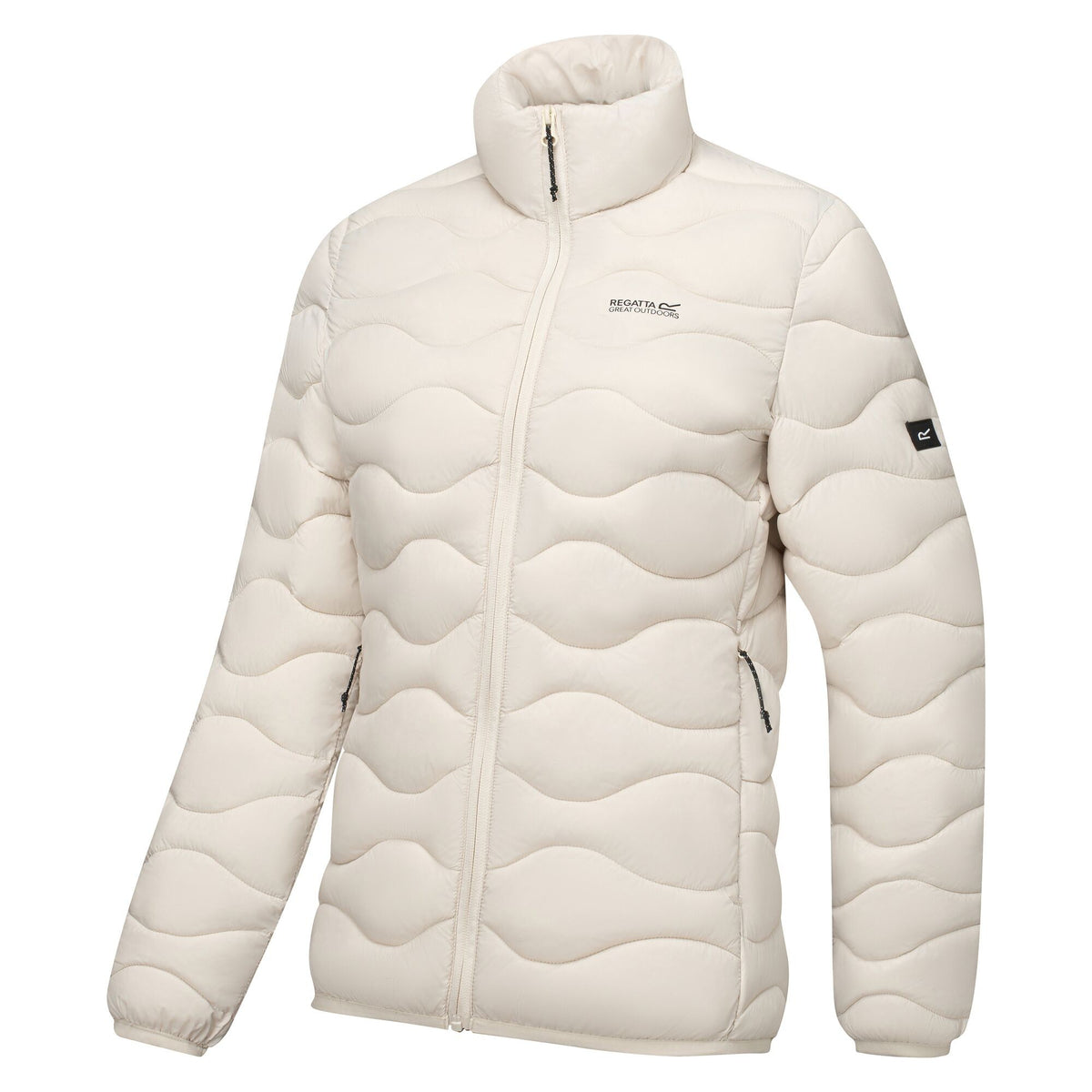 Light Vanilla - Side - Regatta Womens-Ladies Hydi Insulated Padded Jacket