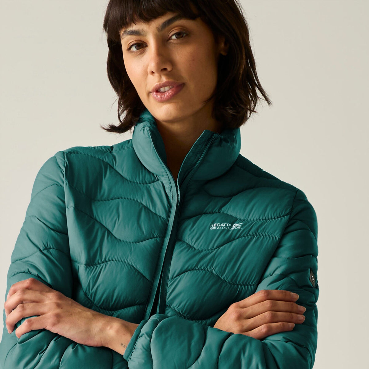 Mediterranea - Pack Shot - Regatta Womens-Ladies Hydi Insulated Padded Jacket