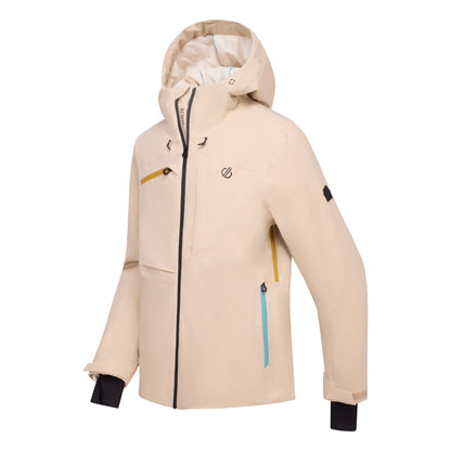 White Pepper - Side - Dare 2B Mens Affinity Ski Jacket