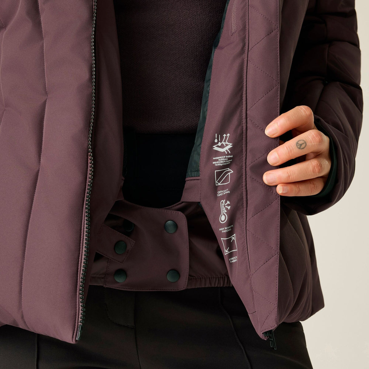 Huckleberry - Lifestyle - Dare 2B Womens-Ladies Glacier Padded Jacket