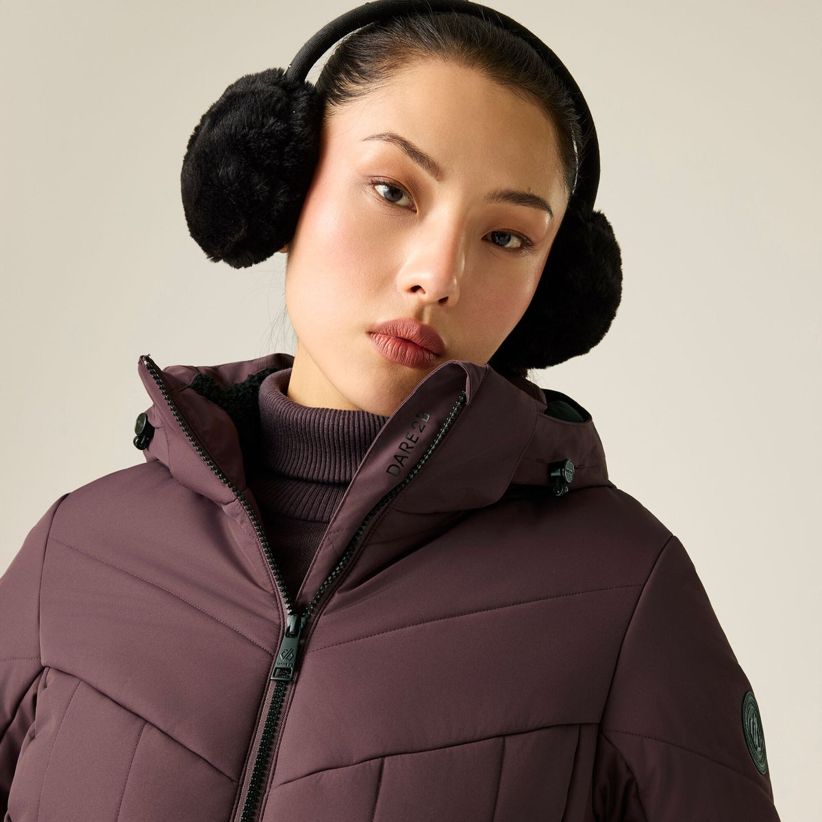 Huckleberry - Pack Shot - Dare 2B Womens-Ladies Glacier Padded Jacket