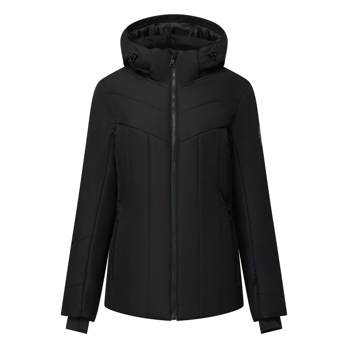 Black - Front - Dare 2B Womens-Ladies Glacier Padded Jacket