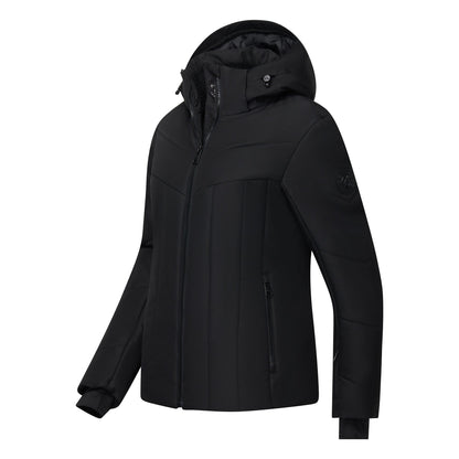 Black - Side - Dare 2B Womens-Ladies Glacier Padded Jacket