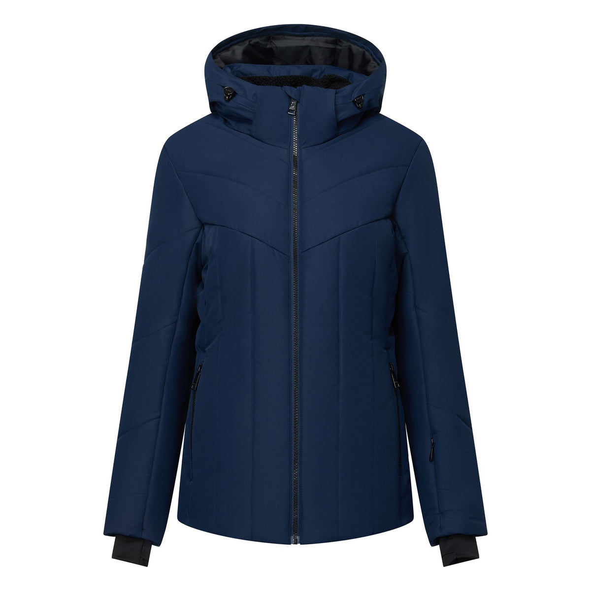 Navy - Front - Dare 2B Womens-Ladies Glacier Padded Jacket
