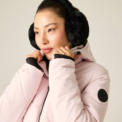 Pink Haze - Close up - Dare 2B Womens-Ladies Glacier Padded Jacket