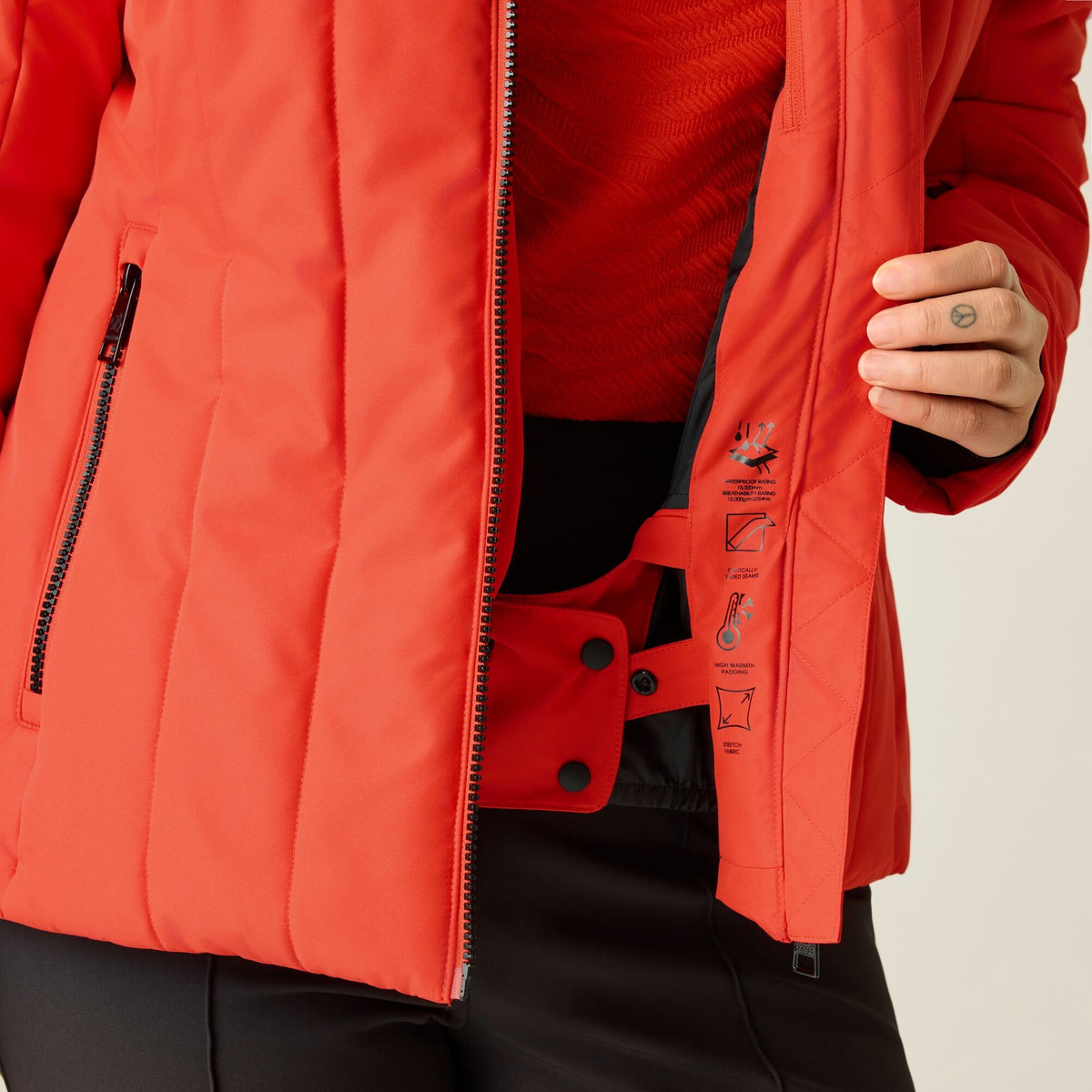 Grenadine - Close up - Dare 2B Womens-Ladies Glacier Padded Jacket