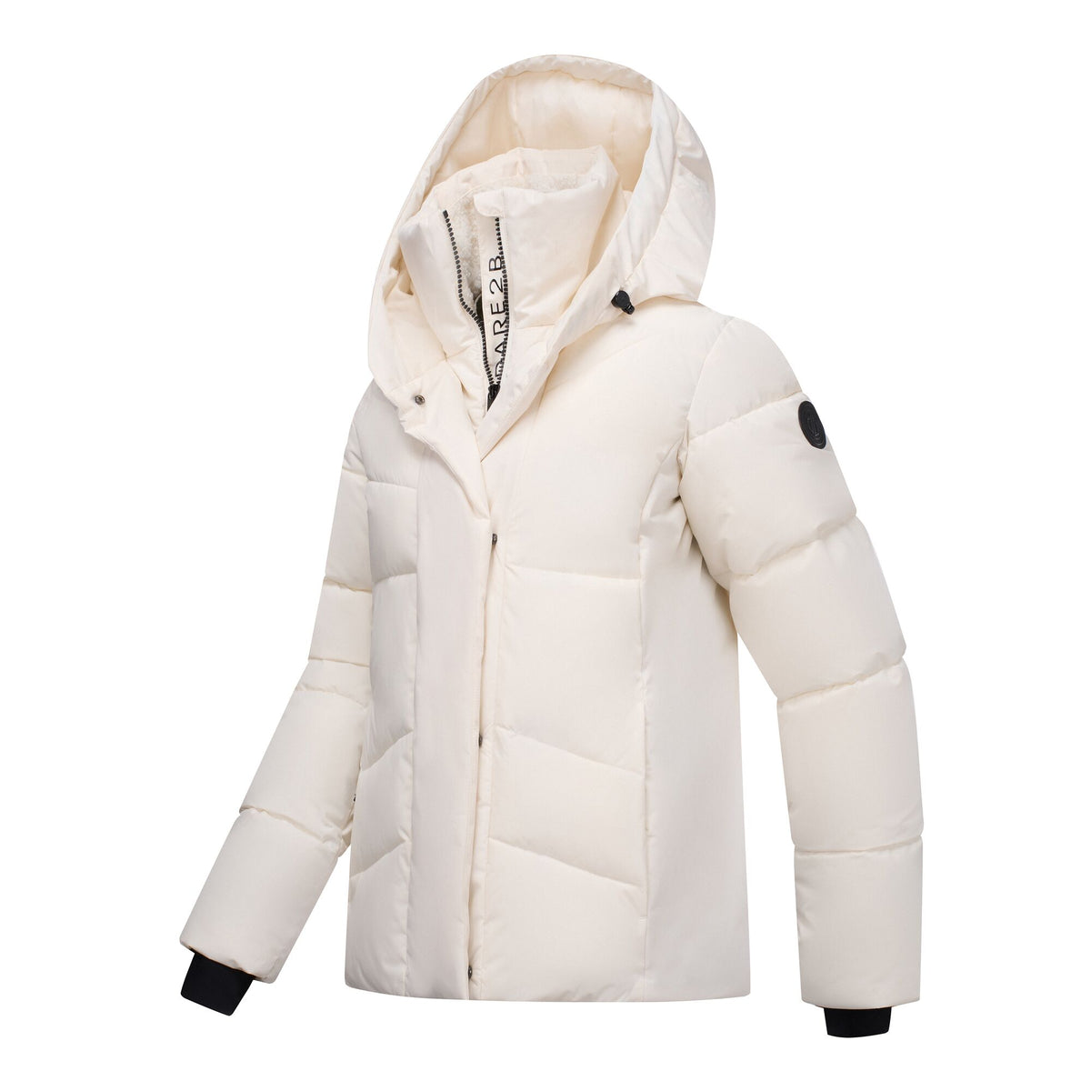 White Pepper - Side - Dare 2B Womens-Ladies Lustre Padded Jacket