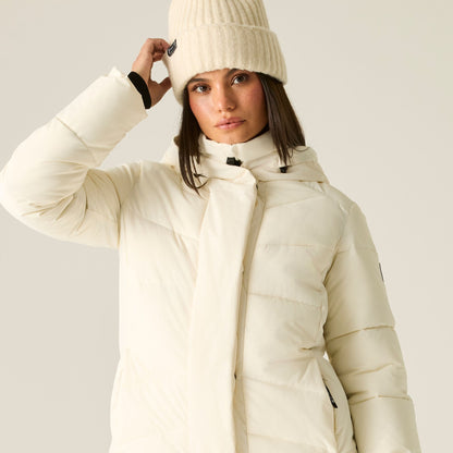 White Pepper - Pack Shot - Dare 2B Womens-Ladies Lustre Padded Jacket