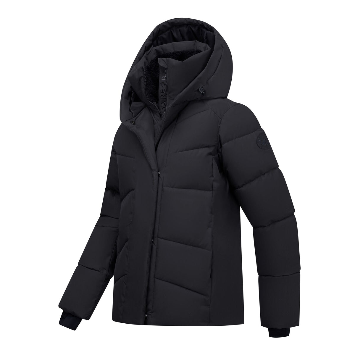 Black - Side - Dare 2B Womens-Ladies Lustre Padded Jacket
