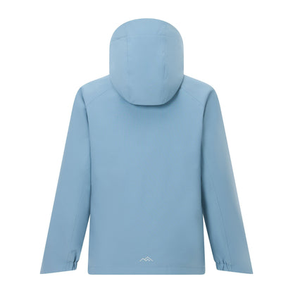 Dusky Blue-Powder Lilac - Back - Regatta Childrens-Kids Trekktain 3 in 1 Jacket