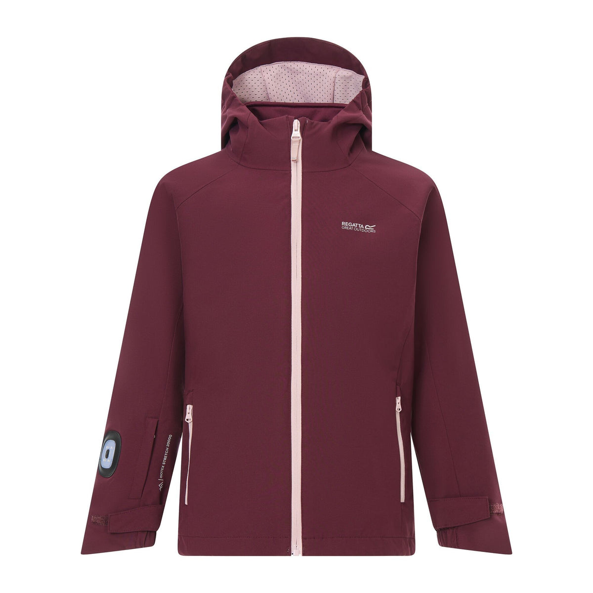 Fig-Powder Lilac - Front - Regatta Childrens-Kids Trekktain 3 in 1 Jacket