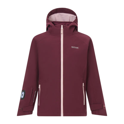 Fig-Powder Lilac - Front - Regatta Childrens-Kids Trekktain 3 in 1 Jacket