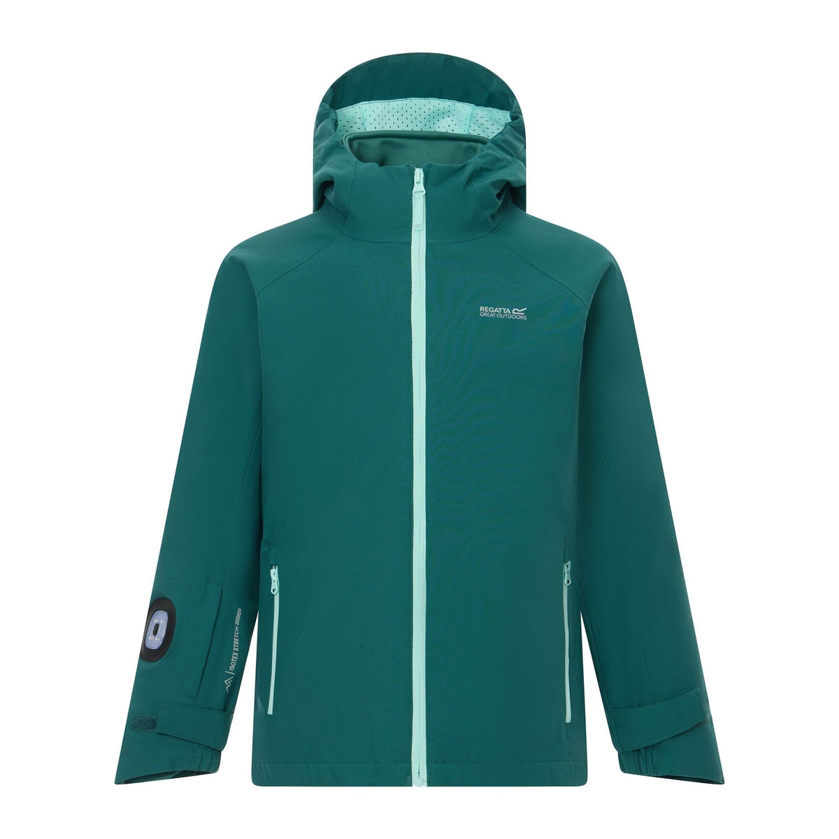 Mediterranea-Water Ballet - Front - Regatta Childrens-Kids Trekktain 3 in 1 Jacket