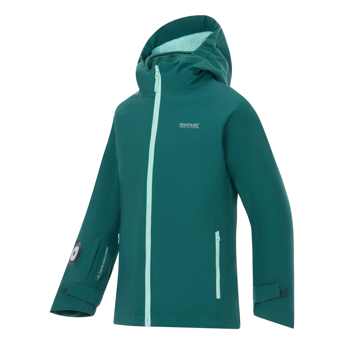Mediterranea-Water Ballet - Side - Regatta Childrens-Kids Trekktain 3 in 1 Jacket