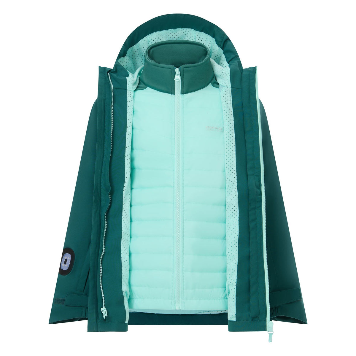 Mediterranea-Water Ballet - Lifestyle - Regatta Childrens-Kids Trekktain 3 in 1 Jacket