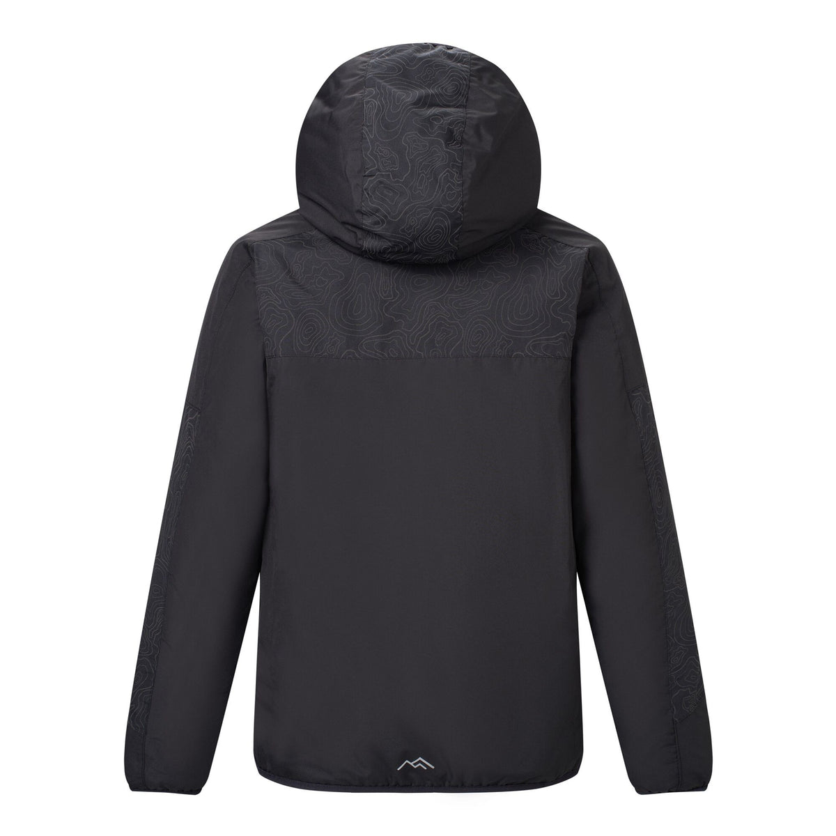 Black - Back - Regatta Childrens-Kids Illuma Reflective Waterproof Insulated Jacket