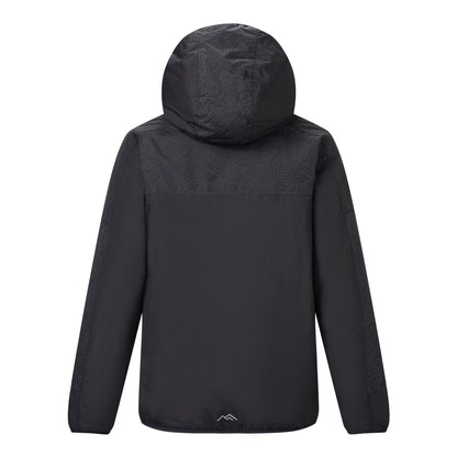 Black - Back - Regatta Childrens-Kids Illuma Reflective Waterproof Insulated Jacket