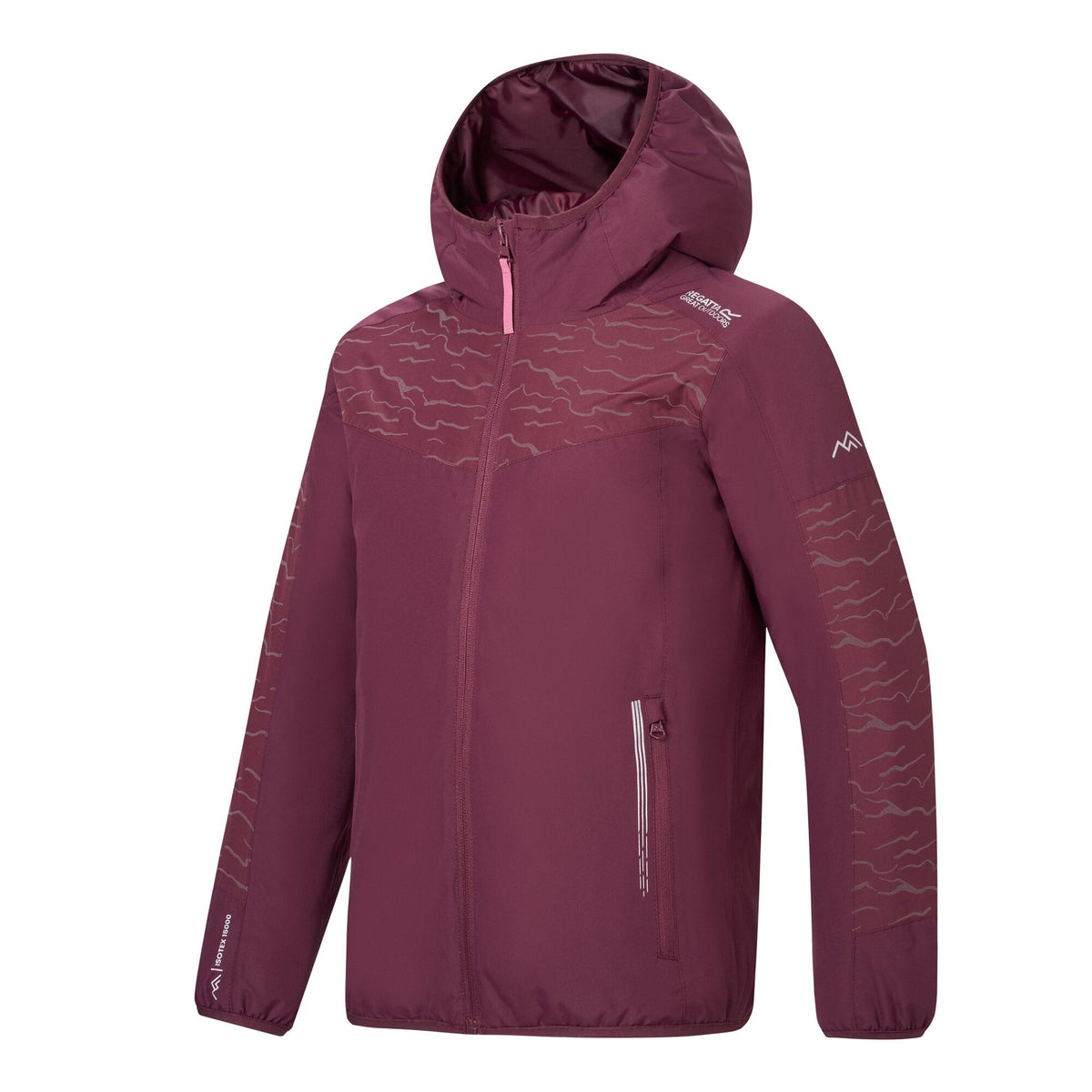 Fig - Side - Regatta Childrens-Kids Illuma Reflective Waterproof Insulated Jacket