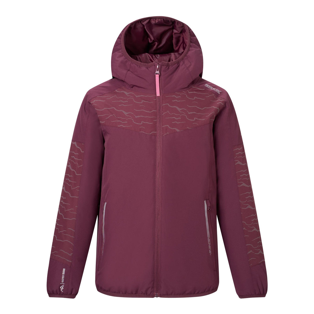 Fig - Front - Regatta Childrens-Kids Illuma Reflective Waterproof Insulated Jacket