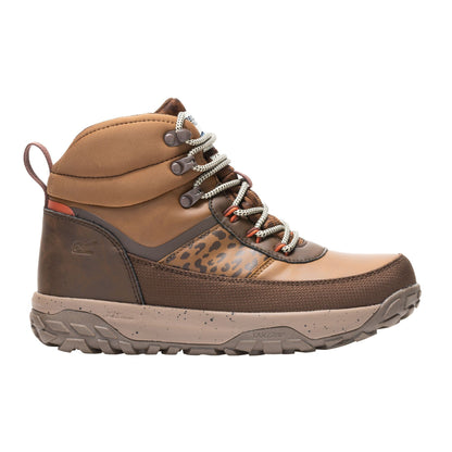 Brown Tan - Front - Regatta Womens-Ladies Shayford Leopard Print Walking Boots