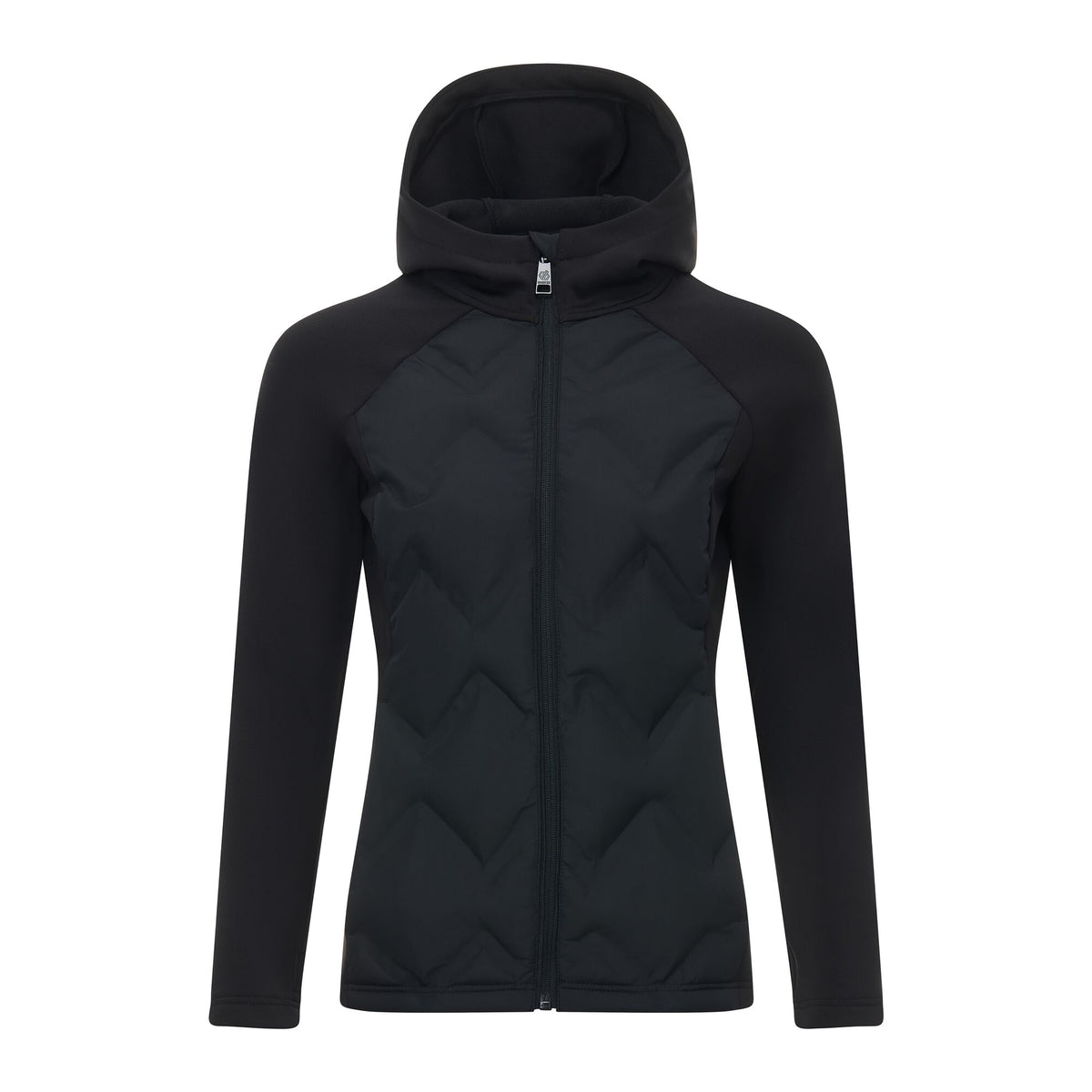 Black - Front - Dare 2B Womens-Ladies Enfold Hybrid Jacket