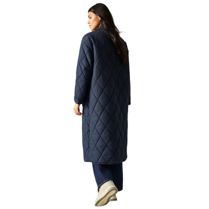 Navy - Back - Regatta Womens-Ladies Orla Kiely Eclipse Mid Length Jacket