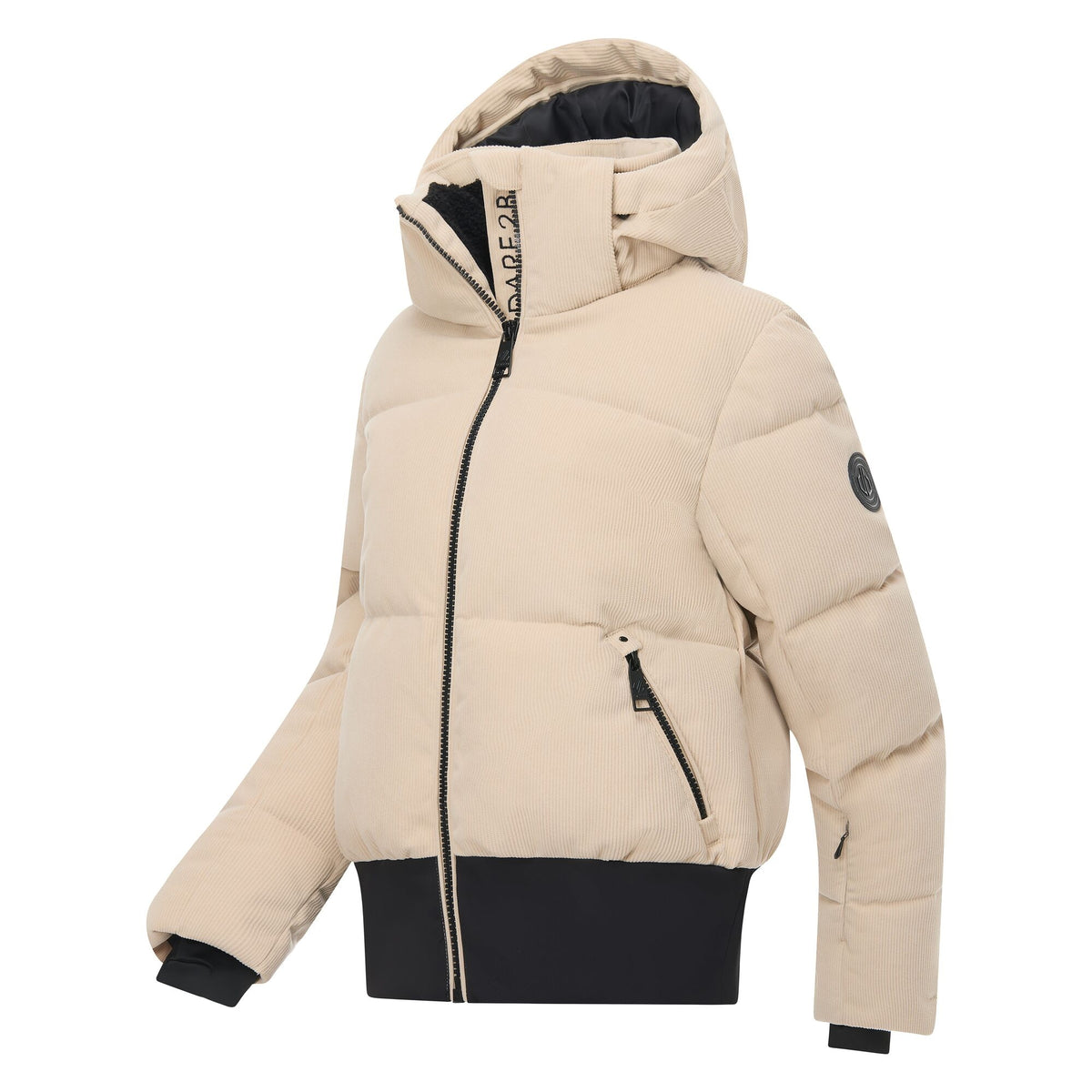 White Pepper - Side - Dare 2B Womens-Ladies Padded Jacket