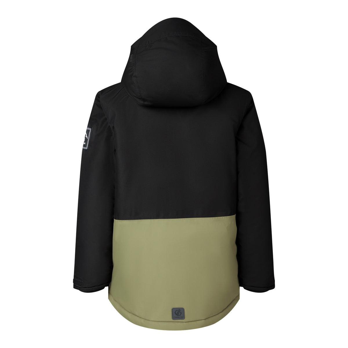Black-Martini Olive - Back - Dare 2B Childrens-Kids Wing It Ski Jacket