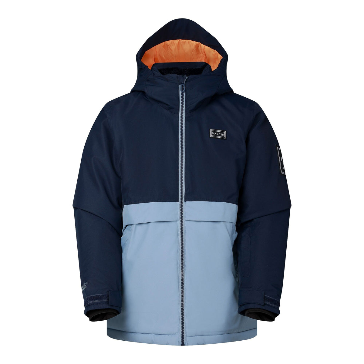 Navy-Dusky Blue - Front - Dare 2B Childrens-Kids Wing It Ski Jacket