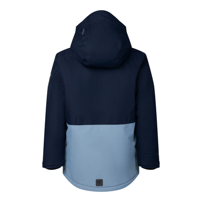 Navy-Dusky Blue - Back - Dare 2B Childrens-Kids Wing It Ski Jacket
