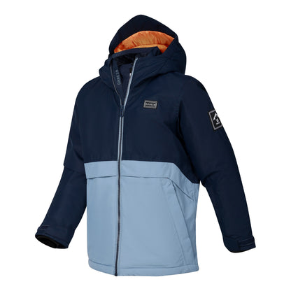 Navy-Dusky Blue - Side - Dare 2B Childrens-Kids Wing It Ski Jacket