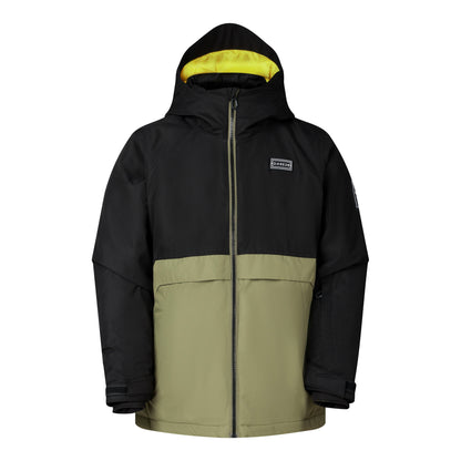 Black-Martini Olive - Front - Dare 2B Childrens-Kids Wing It Ski Jacket