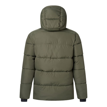 Dark Khaki-Black - Side - Regatta Mens Marek Short Padded Jacket