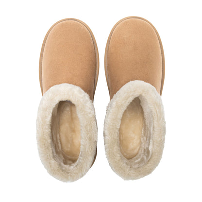 Burnt Tan - Lifestyle - Regatta Womens-Ladies Risley Borg Boots
