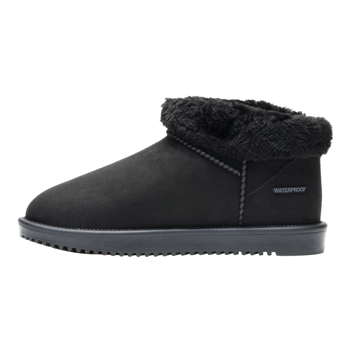Black - Side - Regatta Womens-Ladies Risley Borg Boots