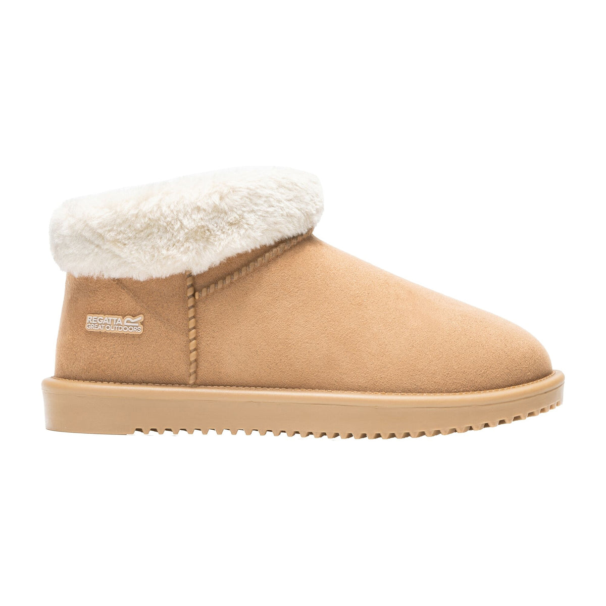 Burnt Tan - Front - Regatta Womens-Ladies Risley Borg Boots