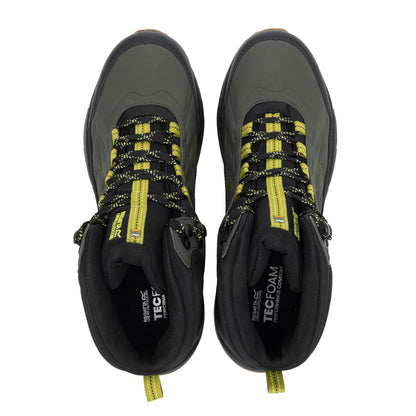 Dark Khaki-Cypress Green - Lifestyle - Regatta Mens Onyx Mid Cut Walking Boots