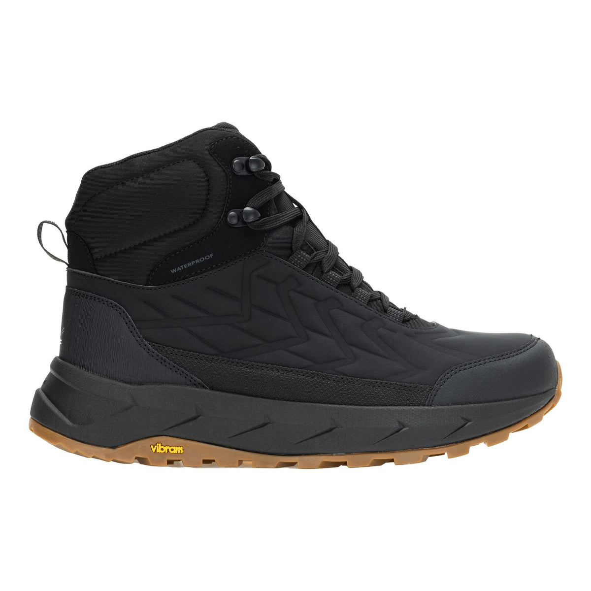 Black-Gum - Front - Regatta Mens Onyx Mid Cut Walking Boots