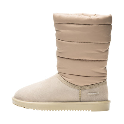 Soft Taupe - Side - Regatta Womens-Ladies Risley Waterproof Baffled Stitching Boots