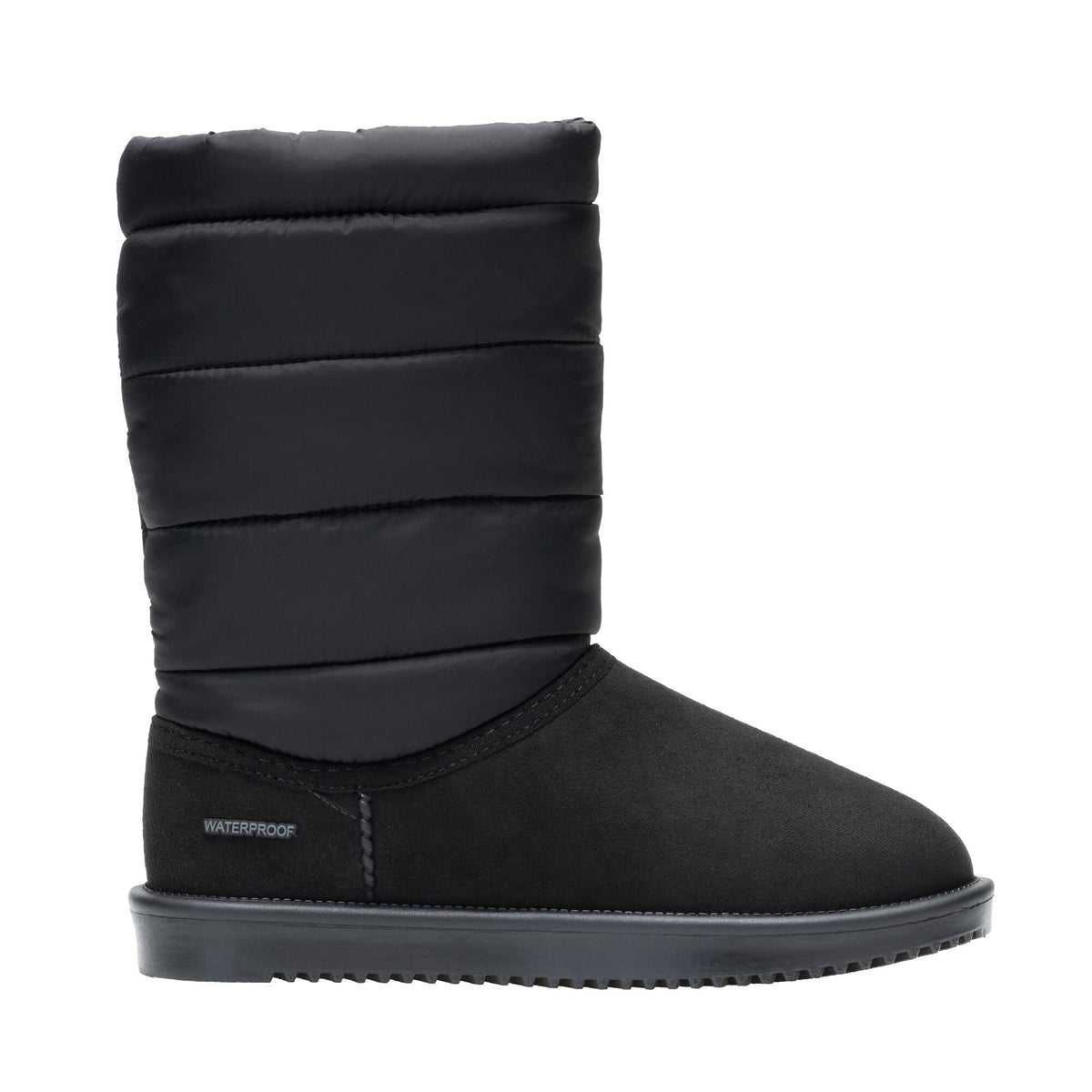 Black - Front - Regatta Womens-Ladies Risley Waterproof Baffled Stitching Boots