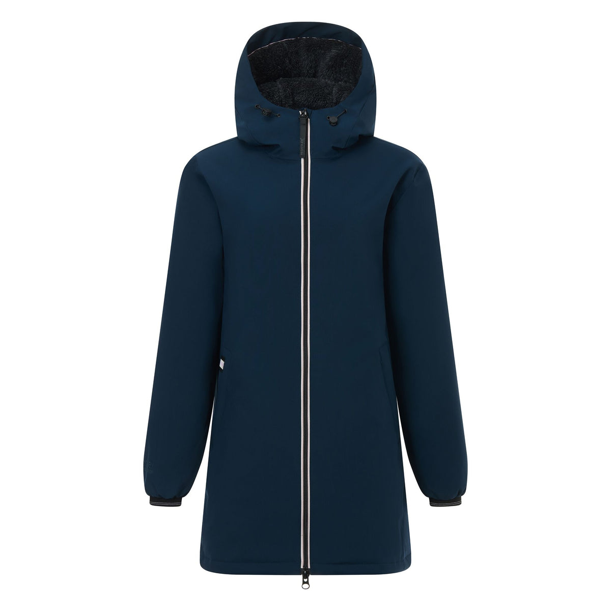 Navy-Black - Front - Regatta Womens-Ladies Waterproof Insulated Jacket
