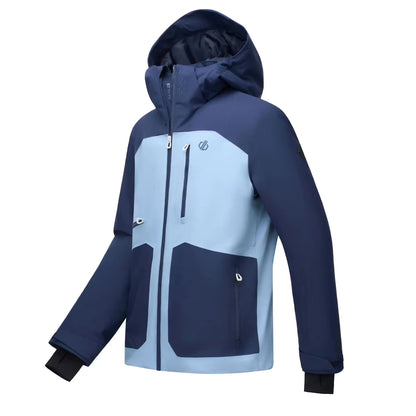 Dusky Blue - Side - Dare 2B Mens Baseplate lV Ski Jacket