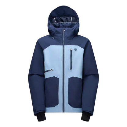 Dusky Blue - Front - Dare 2B Mens Baseplate lV Ski Jacket