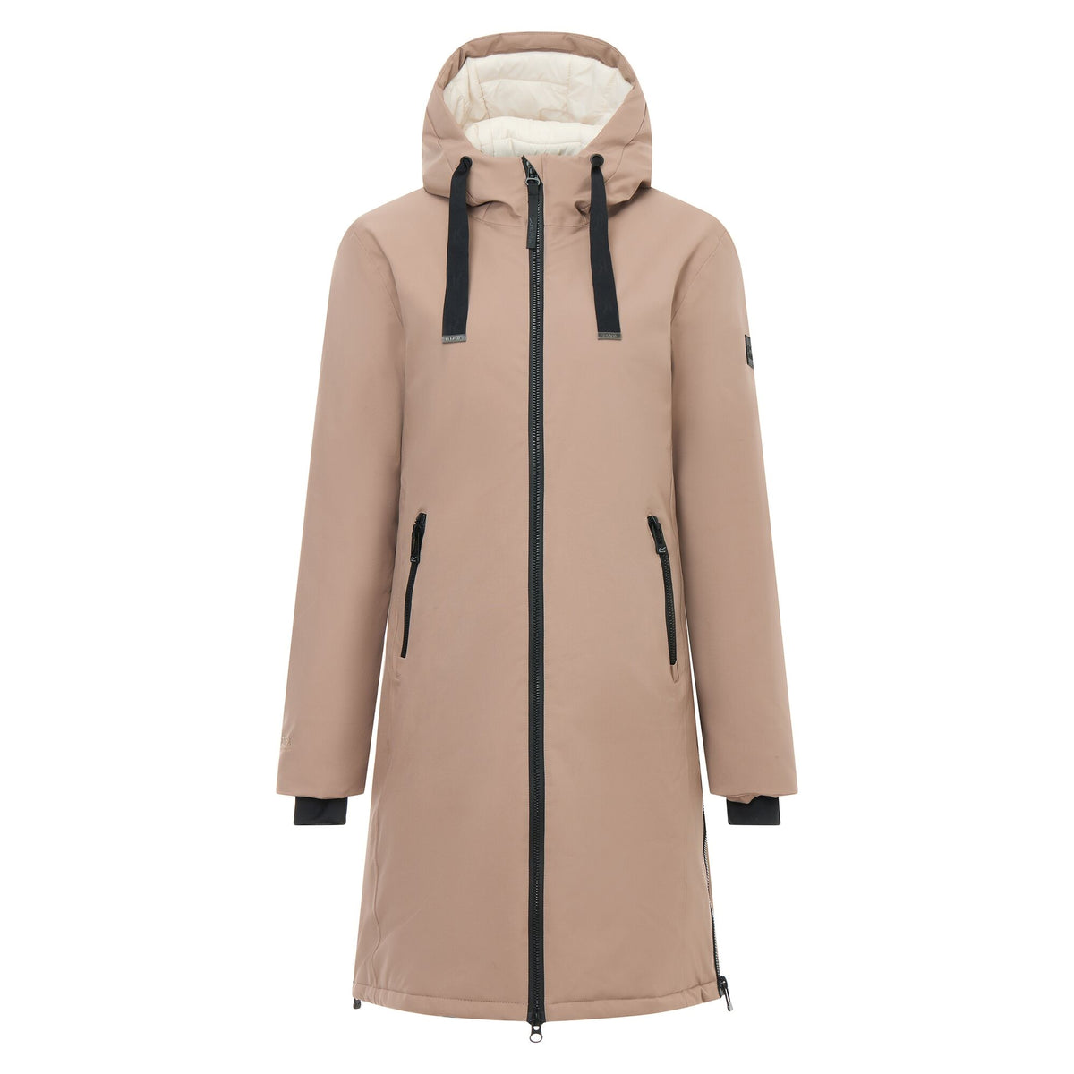 Mocha-Light Vanilla - Front - Regatta Womens-Ladies Waterproof Insulated Jacket
