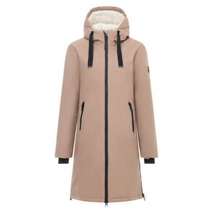 Mocha-Light Vanilla - Front - Regatta Womens-Ladies Waterproof Insulated Jacket