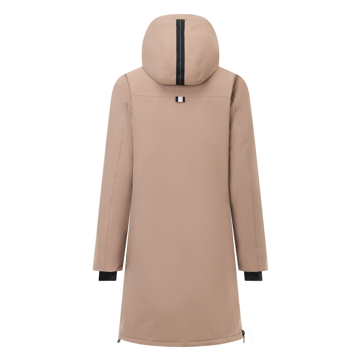 Mocha-Light Vanilla - Back - Regatta Womens-Ladies Waterproof Insulated Jacket