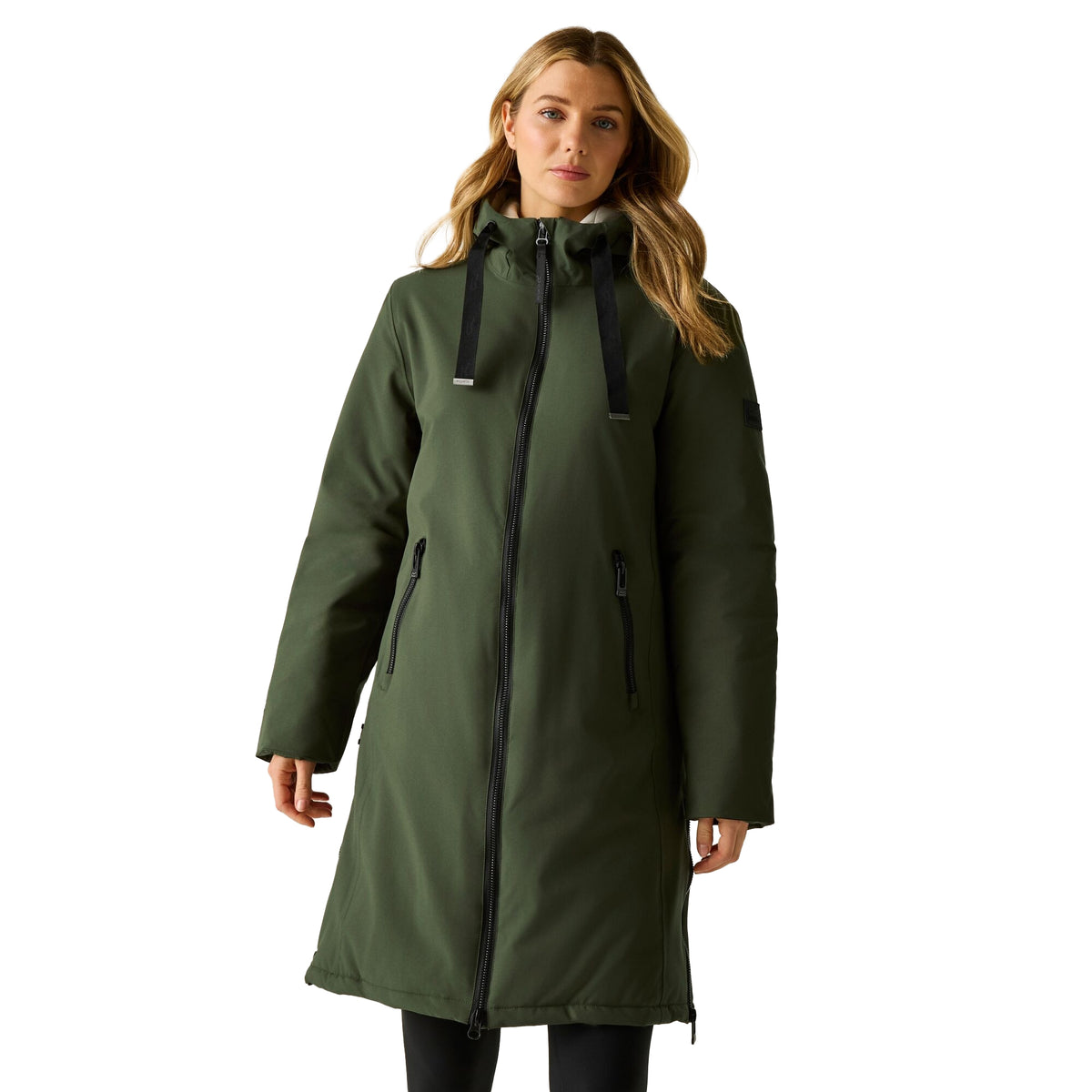 Dark Khaki - Front - Regatta Womens-Ladies Waterproof Insulated Jacket