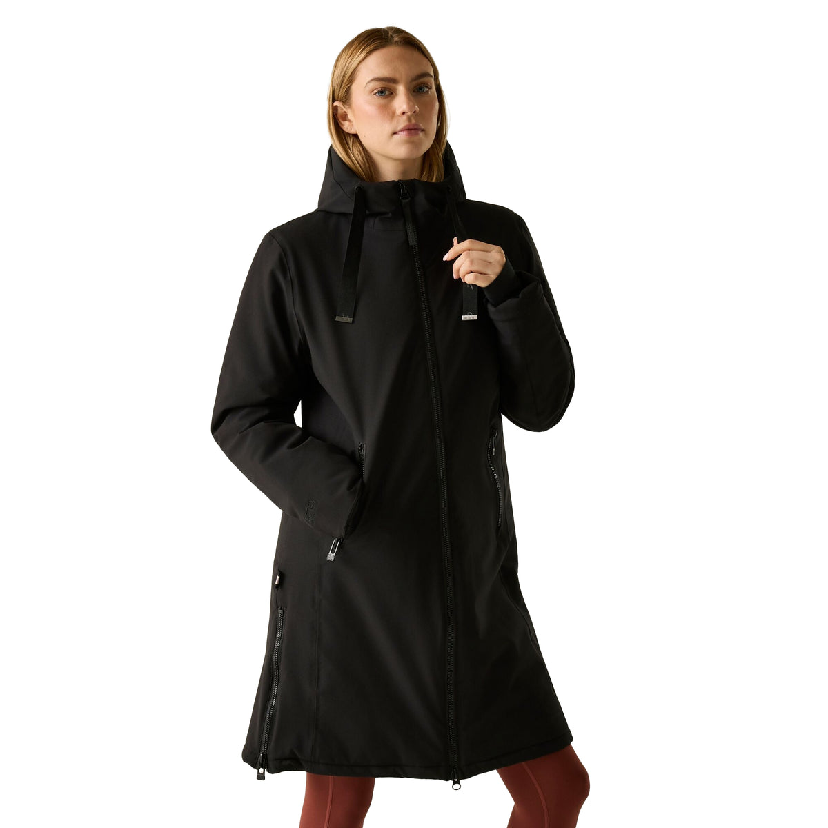 Black - Front - Regatta Womens-Ladies Waterproof Insulated Jacket