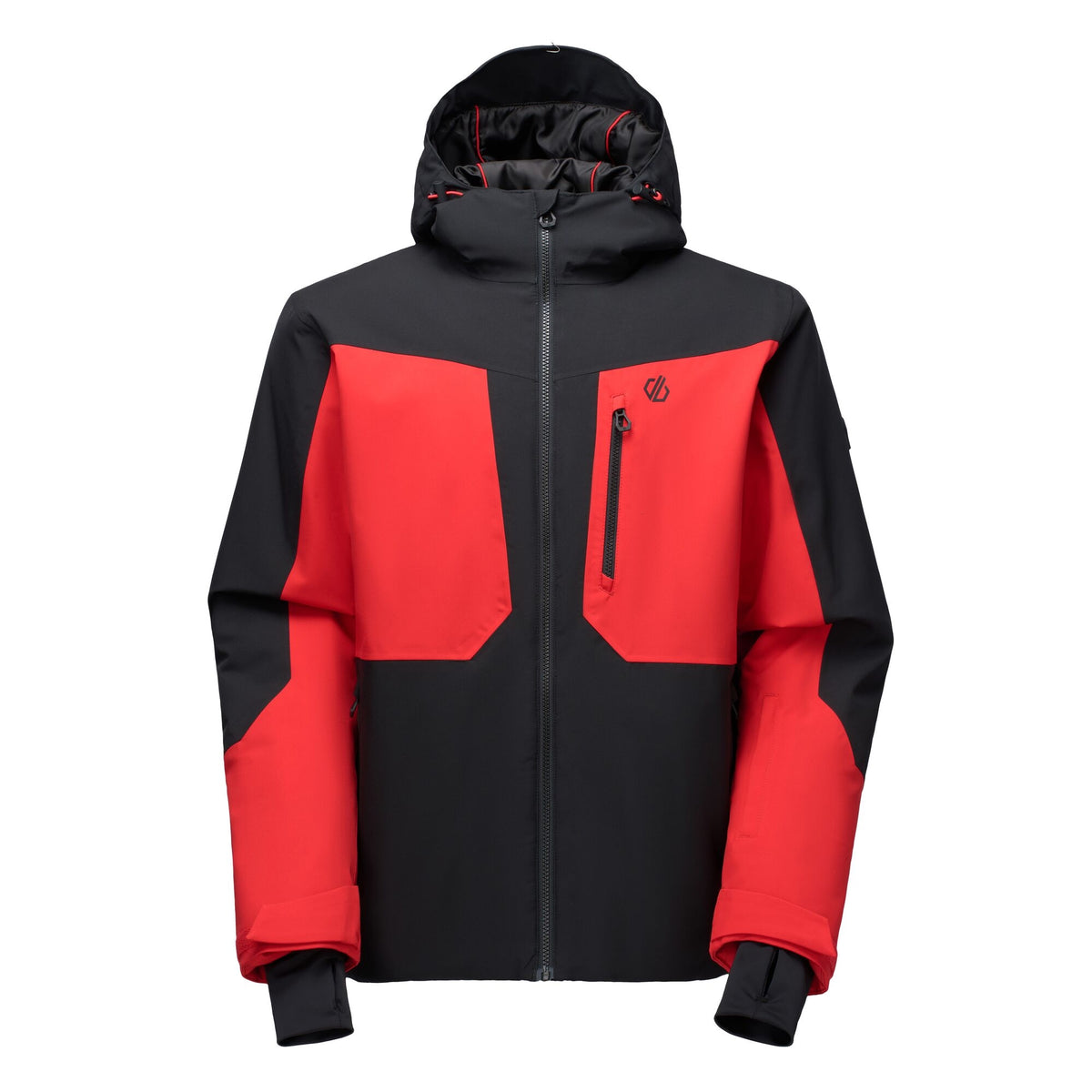 Danger Red-Black - Front - Dare 2B Mens Eagle IV Ski Jacket