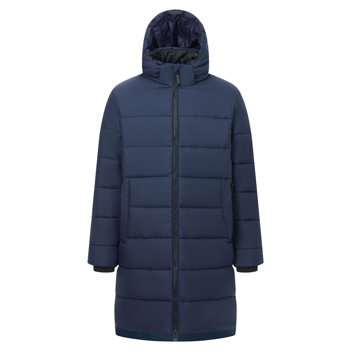 Navy - Front - Regatta Mens Montor Water Repellent Padded Jacket